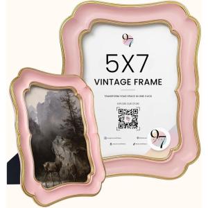 image:image97 Decor Mini 4x4 Round Picture Frame  Circle 4x4 Picture Frame Gold Small Gold Frames 4 Inch For Wall Hanging Antique Home DecorCoquette Soft Pink