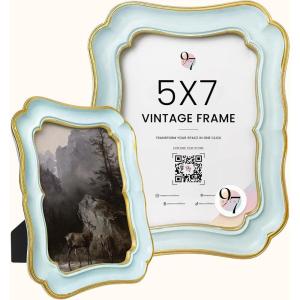 image:image97 Decor Mini 4x4 Round Picture Frame  Circle 4x4 Picture Frame Gold Small Gold Frames 4 Inch For Wall Hanging Antique Home DecorGolden Victorian