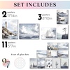 image:image97 Decor FRAMED Coastal Vintage Wall Art  Large Seascape Wall Art Nautical Vintage Wall Decor Retro Sea Landscape Wall Art Prints Antique Sailboat Nautical Art Pictures for Home BedroomBright Coastal Gx11x14