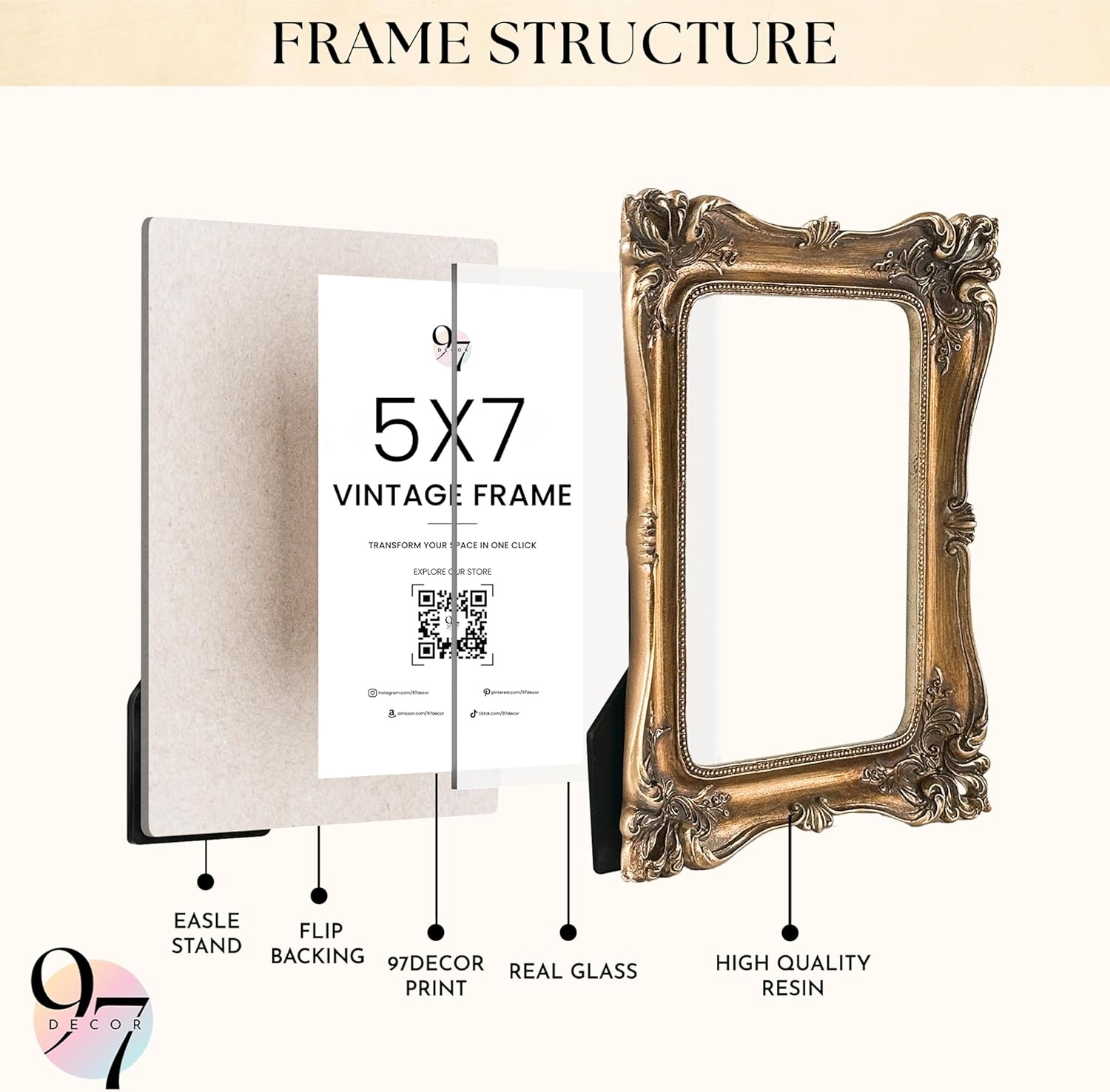 image:image97 Decor Small Round Picture Frames 4x4 Elegant Vintage Frame 4 Inch For Tabletop Wall Hanging Black and Gold Circle Frames 4x4 Gold Frame Antique Wall Decor For HomeRoyal Rectangle