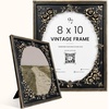 image:image97 Decor Black Vintage Picture Frames 8x10  Handcrafted Resin Antique Frames 8x10 For Tabletop Or Wall Mount Victorian Gothic Wall DecorBlack Victorian