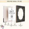 image:image97 Decor Black Vintage Picture Frames 8x10  Handcrafted Resin Antique Frames 8x10 For Tabletop Or Wall Mount Victorian Gothic Wall DecorBlack Victorian