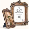 image:image97 Decor Black Vintage Picture Frames 8x10  Handcrafted Resin Antique Frames 8x10 For Tabletop Or Wall Mount Victorian Gothic Wall DecorBronze Ornate