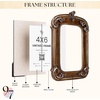 image:image97 Decor Black Vintage Picture Frames 8x10  Handcrafted Resin Antique Frames 8x10 For Tabletop Or Wall Mount Victorian Gothic Wall DecorBronze Ornate