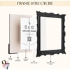 image:image97 Decor Black Vintage Picture Frames 8x10  Handcrafted Resin Antique Frames 8x10 For Tabletop Or Wall Mount Victorian Gothic Wall DecorRoyal Black
