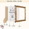 image:image97 Decor Gold Vintage Picture Frames 8x10  Golden Ornate Picture Frames 8 By 10 For Tabletop Display And Wall Hanging Decorative Antique 8x10 Frame Vintage Wall Decor For Home BedroomGold Acanthus Ornate