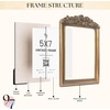 image:image97 Decor Gold Vintage Picture Frames 8x10  Golden Ornate Picture Frames 8 By 10 For Tabletop Display And Wall Hanging Decorative Antique 8x10 Frame Vintage Wall Decor For Home BedroomVictorian Rose Golden