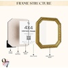 image:image97 Decor Gold Vintage Picture Frames 8x10  Golden Ornate Picture Frames 8 By 10 For Tabletop Display And Wall Hanging Decorative Antique 8x10 Frame Vintage Wall Decor For Home BedroomGold Ornate