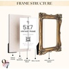 image:image97 Decor Small Round Picture Frames 4x4 Elegant Vintage Frame 4 Inch For Tabletop Wall Hanging Black and Gold Circle Frames 4x4 Gold Frame Antique Wall Decor For HomeRoyal Rectangle