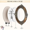 image:image97 Decor Small Round Picture Frames 4x4 Elegant Vintage Frame 4 Inch For Tabletop Wall Hanging Black and Gold Circle Frames 4x4 Gold Frame Antique Wall Decor For HomeBronze Gold