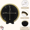 image:image97 Decor Small Round Picture Frames 4x4 Elegant Vintage Frame 4 Inch For Tabletop Wall Hanging Black and Gold Circle Frames 4x4 Gold Frame Antique Wall Decor For HomeBlack Gold Round