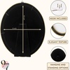image:image97 Decor Small Round Picture Frames 4x4 Elegant Vintage Frame 4 Inch For Tabletop Wall Hanging Black and Gold Circle Frames 4x4 Gold Frame Antique Wall Decor For HomeBlack Gold Oval