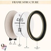 image:image97 Decor Small Round Picture Frames 4x4 Elegant Vintage Frame 4 Inch For Tabletop Wall Hanging Black and Gold Circle Frames 4x4 Gold Frame Antique Wall Decor For HomeBlack Gold Oval