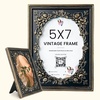image:image97 Decor Black Vintage Picture Frames 8x10  Handcrafted Resin Antique Frames 8x10 For Tabletop Or Wall Mount Victorian Gothic Wall DecorBlack Victorian