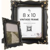 image:image97 Decor Black Vintage Picture Frames 8x10  Handcrafted Resin Antique Frames 8x10 For Tabletop Or Wall Mount Victorian Gothic Wall DecorVictorian Noir Gold