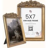 image:image97 Decor Gold Vintage Picture Frames 8x10  Golden Ornate Picture Frames 8 By 10 For Tabletop Display And Wall Hanging Decorative Antique 8x10 Frame Vintage Wall Decor For Home BedroomVictorian Rose Golden