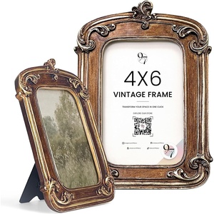 image:image97 Decor Black Vintage Picture Frames 8x10  Handcrafted Resin Antique Frames 8x10 For Tabletop Or Wall Mount Victorian Gothic Wall DecorBronze Ornate