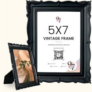 image:image97 Decor Gold Vintage Picture Frames 8x10  Golden Ornate Picture Frames 8 By 10 For Tabletop Display And Wall Hanging Decorative Antique 8x10 Frame Vintage Wall Decor For Home BedroomBlack Vintage