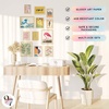 image:image97 Decor Colorful Eclectic Wall Art 12 Framed Prints Black Frame  3 pcs 8x10 4 pcs 5x7 5 pcs 4x6 pop art and dopamine decor gallery wall for dorm living room bedroomEclectic Global