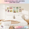 image:image97 Decor Colorful Eclectic Wall Art 12 Framed Prints Black Frame  3 pcs 8x10 4 pcs 5x7 5 pcs 4x6 pop art and dopamine decor gallery wall for dorm living room bedroomEclectic Brighten