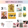 image:image97 Decor Colorful Eclectic Wall Art 12 Framed Prints Black Frame  3 pcs 8x10 4 pcs 5x7 5 pcs 4x6 pop art and dopamine decor gallery wall for dorm living room bedroomEclectic Trendy
