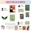 image:image97 Decor Colorful Eclectic Wall Art 12 Framed Prints Black Frame  3 pcs 8x10 4 pcs 5x7 5 pcs 4x6 pop art and dopamine decor gallery wall for dorm living room bedroomEclectic Tranquility