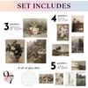 image:image97 Decor Colorful Eclectic Wall Art 12 Framed Prints Black Frame  3 pcs 8x10 4 pcs 5x7 5 pcs 4x6 pop art and dopamine decor gallery wall for dorm living room bedroomRustic Botanical