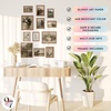 image:image97 Decor Colorful Eclectic Wall Art 12 Framed Prints Black Frame  3 pcs 8x10 4 pcs 5x7 5 pcs 4x6 pop art and dopamine decor gallery wall for dorm living room bedroomRustic Botanical