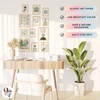 image:image97 Decor Colorful Eclectic Wall Art 12 Framed Prints Black Frame  3 pcs 8x10 4 pcs 5x7 5 pcs 4x6 pop art and dopamine decor gallery wall for dorm living room bedroomSage Green Gx8x10