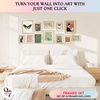 image:image97 Decor Colorful Eclectic Wall Art 12 Framed Prints Black Frame  3 pcs 8x10 4 pcs 5x7 5 pcs 4x6 pop art and dopamine decor gallery wall for dorm living room bedroomEclectic Tranquility