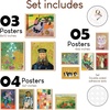 image:image97 Decor Colorful Eclectic Wall Art 12 Framed Prints Black Frame  3 pcs 8x10 4 pcs 5x7 5 pcs 4x6 pop art and dopamine decor gallery wall for dorm living room bedroomEclectic Ordinary