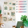 image:image97 Decor Colorful Eclectic Wall Art 12 Framed Prints Black Frame  3 pcs 8x10 4 pcs 5x7 5 pcs 4x6 pop art and dopamine decor gallery wall for dorm living room bedroomBlack and Gold