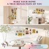 image:image97 Decor Colorful Eclectic Wall Art 12 Framed Prints Black Frame  3 pcs 8x10 4 pcs 5x7 5 pcs 4x6 pop art and dopamine decor gallery wall for dorm living room bedroomEclectic Trendy