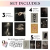 image:image97 Decor Cottagecore Wall Art Botanical Prints 12 Pcs Brown Frame  Vintage botanical and mushroom designs 3 sizes 8x10 5x7 4x6 wood frames bedroom dorm gallery wallDark Academia Fantasy