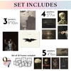 image:image97 Decor Cottagecore Wall Art Botanical Prints 12 Pcs Brown Frame  Vintage botanical and mushroom designs 3 sizes 8x10 5x7 4x6 wood frames bedroom dorm gallery wallDark Academia