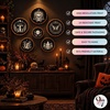 image:imageWood Framed 3D Wall Art for Living Room Sage Green Wall Decor for BedroomBlack Gothic