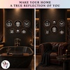 image:imageWood Framed 3D Wall Art for Living Room Sage Green Wall Decor for BedroomBlack Gothic