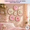 image:imageWood Framed 3D Wall Art for Living Room Sage Green Wall Decor for BedroomButterfly Nursery