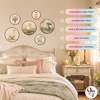 image:imageWood Framed 3D Wall Art for Living Room Sage Green Wall Decor for BedroomCottagecore