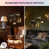 image:imageWood Framed 3D Wall Art for Living Room Sage Green Wall Decor for BedroomDark Academia