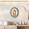 image:imageWood Framed 3D Wall Art for Living Room Sage Green Wall Decor for BedroomFlamingo Sculpture