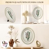 image:imageWood Framed 3D Wall Art for Living Room Sage Green Wall Decor for BedroomFlower Sculpture