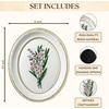 image:imageWood Framed 3D Wall Art for Living Room Sage Green Wall Decor for BedroomFlower Sculpture