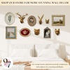 image:imageWood Framed 3D Wall Art for Living Room Sage Green Wall Decor for BedroomFlower Sculpture