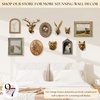 image:imageWood Framed 3D Wall Art for Living Room Sage Green Wall Decor for BedroomFlower Wall Sculpture