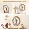image:imageWood Framed 3D Wall Art for Living Room Sage Green Wall Decor for BedroomGoose Sculpture