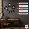 image:imageWood Framed 3D Wall Art for Living Room Sage Green Wall Decor for BedroomHalloween Mushroom