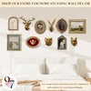 image:imageWood Framed 3D Wall Art for Living Room Sage Green Wall Decor for BedroomKey Wall Sculpture