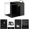 imagePinkpum 3 Pack Clothes Storage Bins with Metal Frame Closet Organizers and Storage Boxes Stackable ampamp Foldable Clothes Organizer Bags with Large Clear Window ampamp Long Carry Handles Grey Pattern 66LBlack