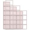 imagePinkpum 15 Pack XLarge Shoe Storage Boxes Shoe Organizer for Closet Clear Plastic Stackable Shoe Dispaly Case Bins Holder Sneaker Storage for Sneakerheads PinkPink